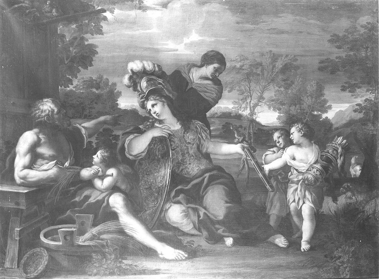 Erminia deposita le armi presso il guardiano degli orti - Firenze